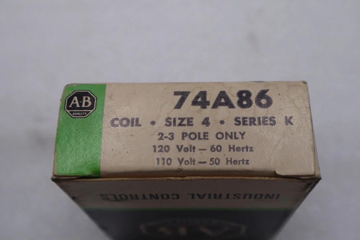 LOT OF 2 - ALLEN BRADLEY 74A86 SIZE 4  SERIES K STOCK L-436-C