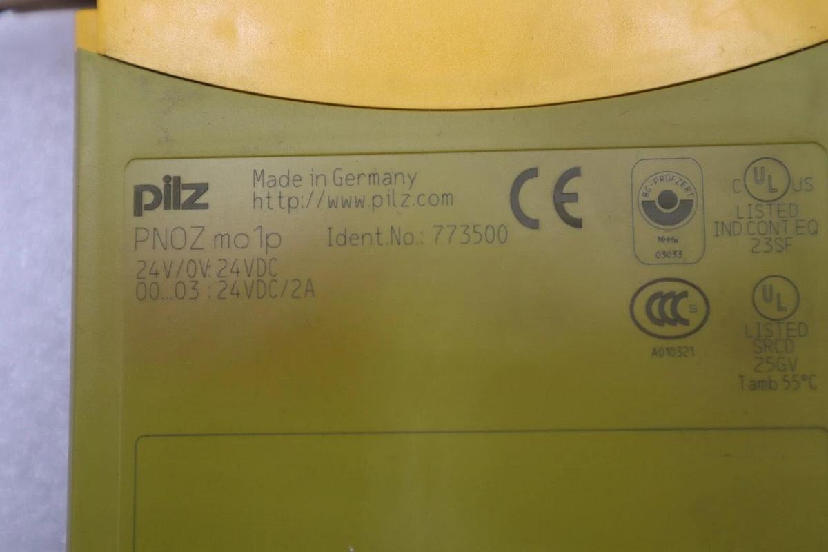 Used PNOZ m01p 773500 PILZ Safety Relay STOCK K-3498