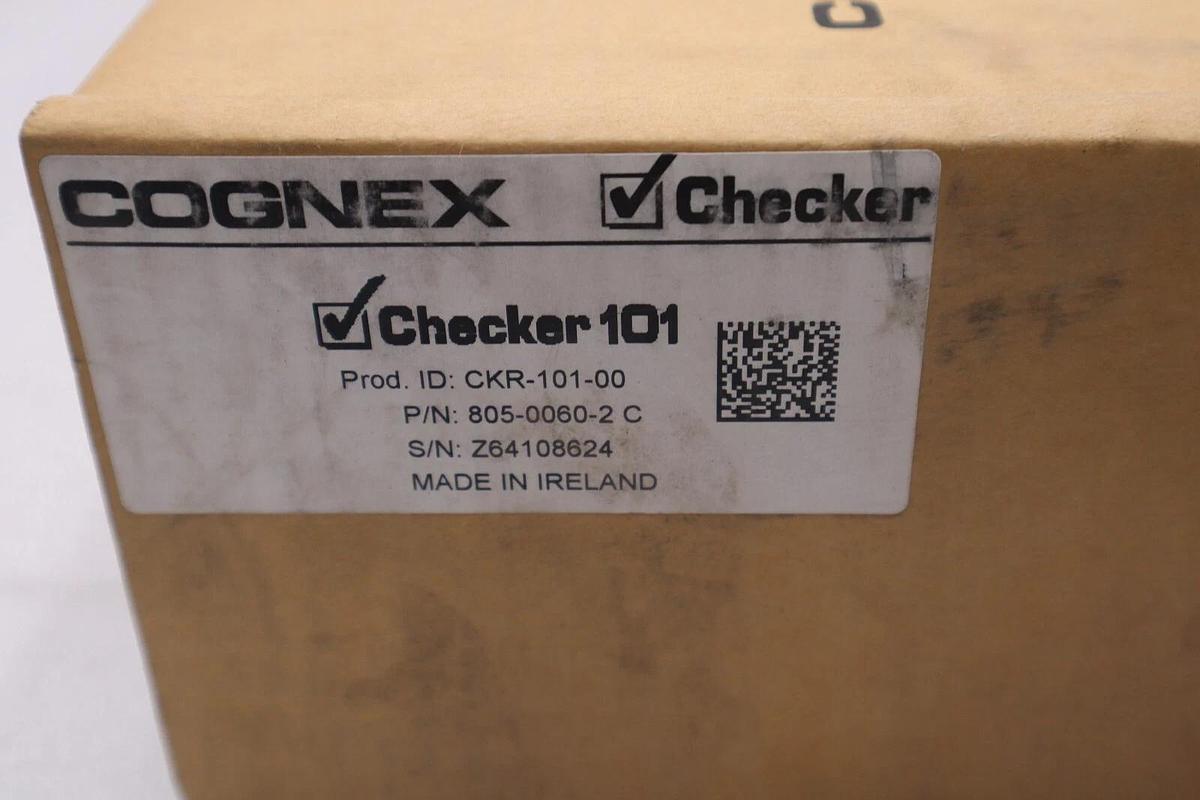 Used NEW COGNEX CKR-101-00 VISION SENSOR CHECKER 805-0060-2 C STOCK 2432