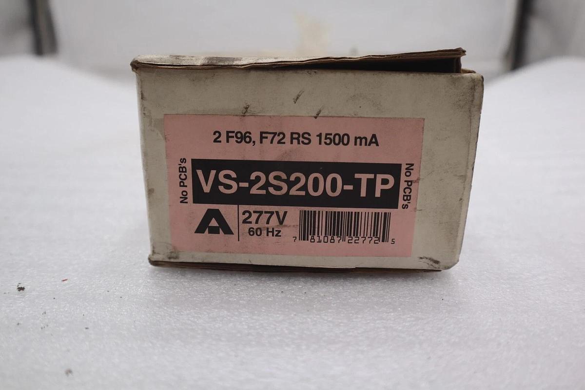 NEW OPEN BOX Fluorescent Light Ballast ADVANCE VS-2S200-TP STOCK 4532