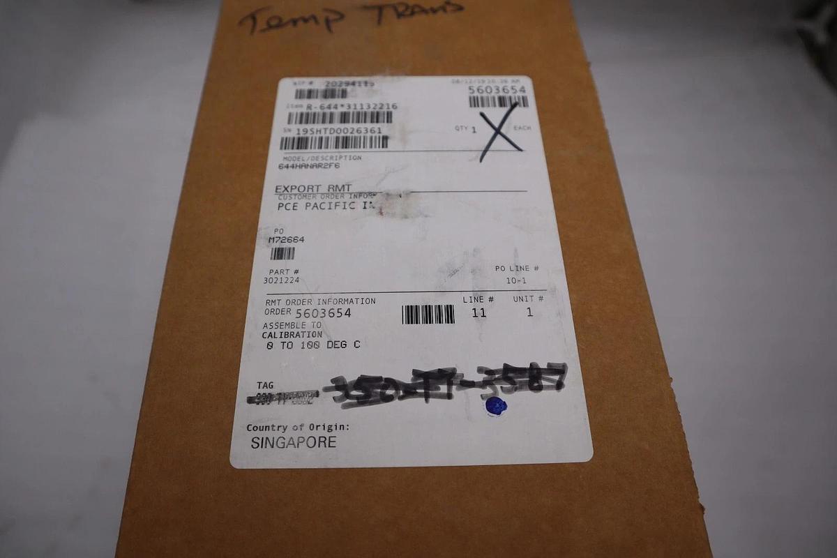 Used ROSEMOUNT 644HANAR2F6 NEW TRANSMITTER STOCK 5903