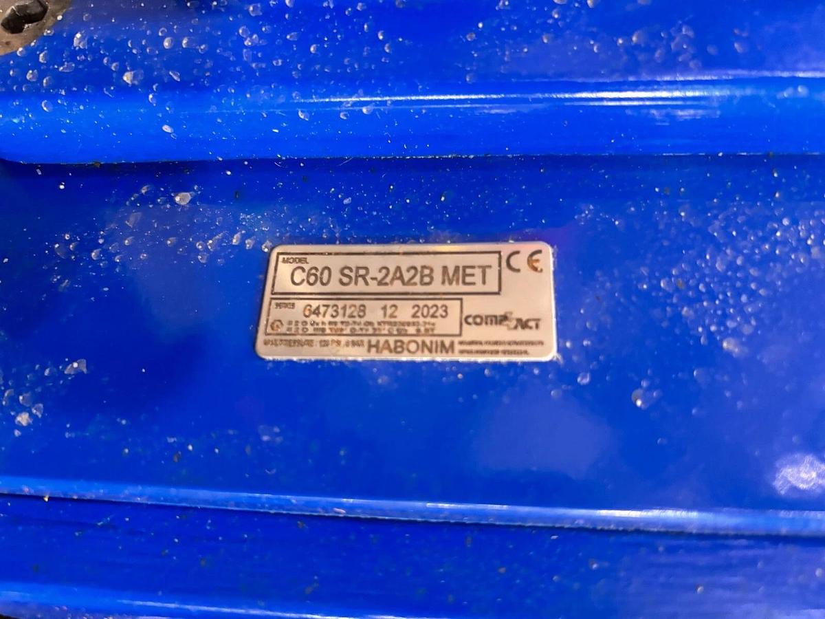 Used HABONIM C60-SR-2A2B-MET PNEUMATIC VALVE C60SR2A2BMET W/ FISHER DVC6200 CONTROL