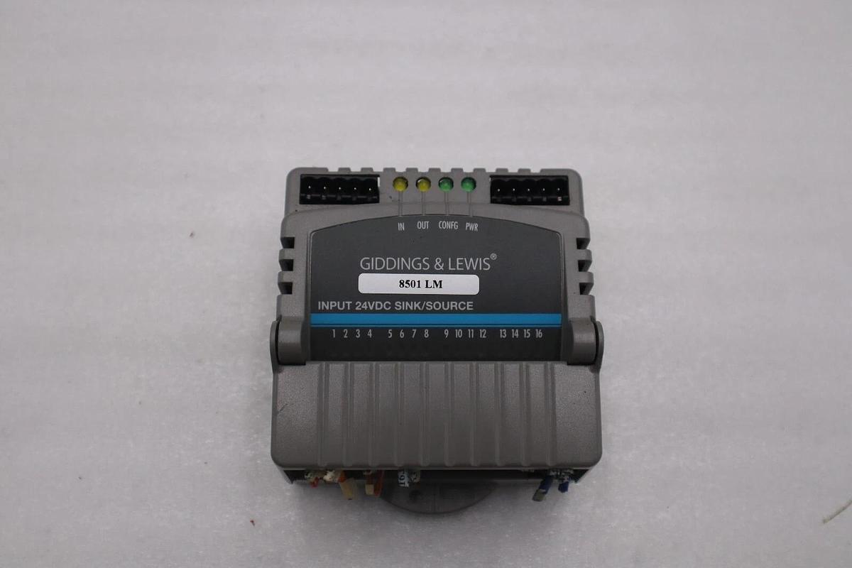 Used GIDDINGS & LEWIS M.1300.7372 R1 Input Module 24VDC SINK/SOURCE STOCK 624-D