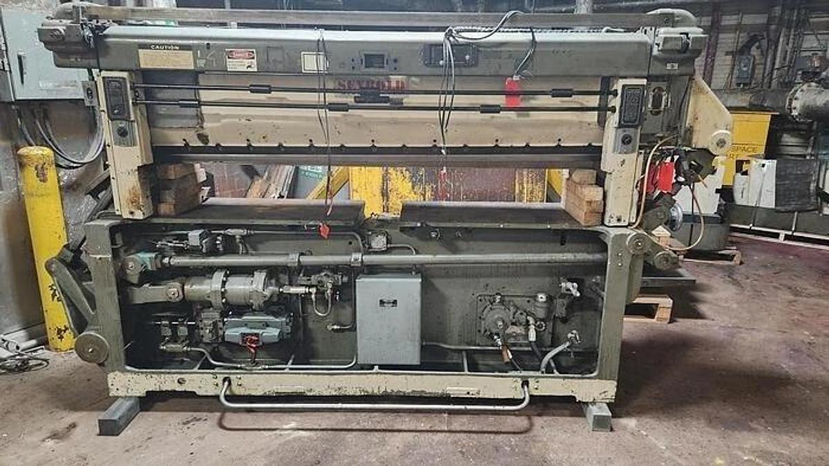 Used 84" WIDE HARRIS SEYBOLD CJH-S GUILLOTINE CUTTER