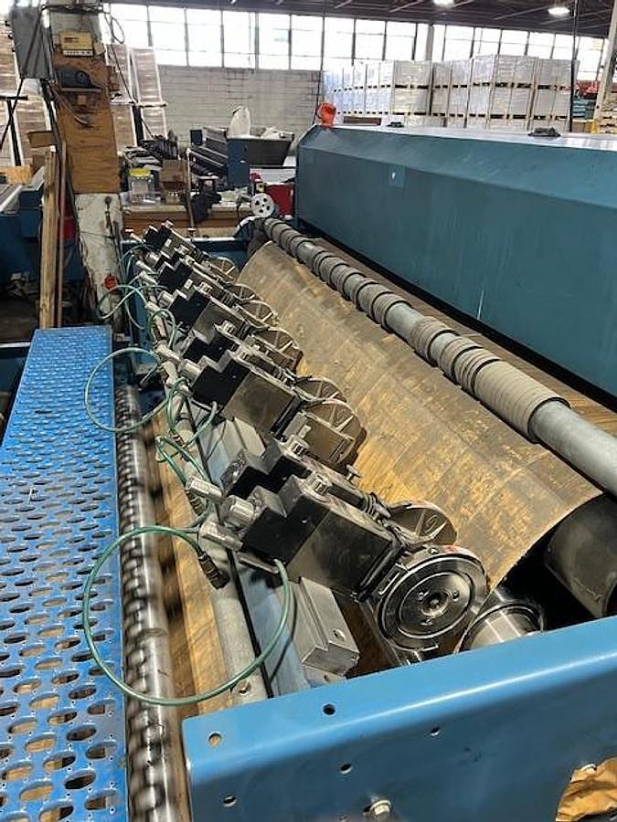 Used 84" ROSENTHAL DOWN-CUT SHEETER WITH SLITTING AND PUNCHING WM-7-HHDUBSHTCIPH-12