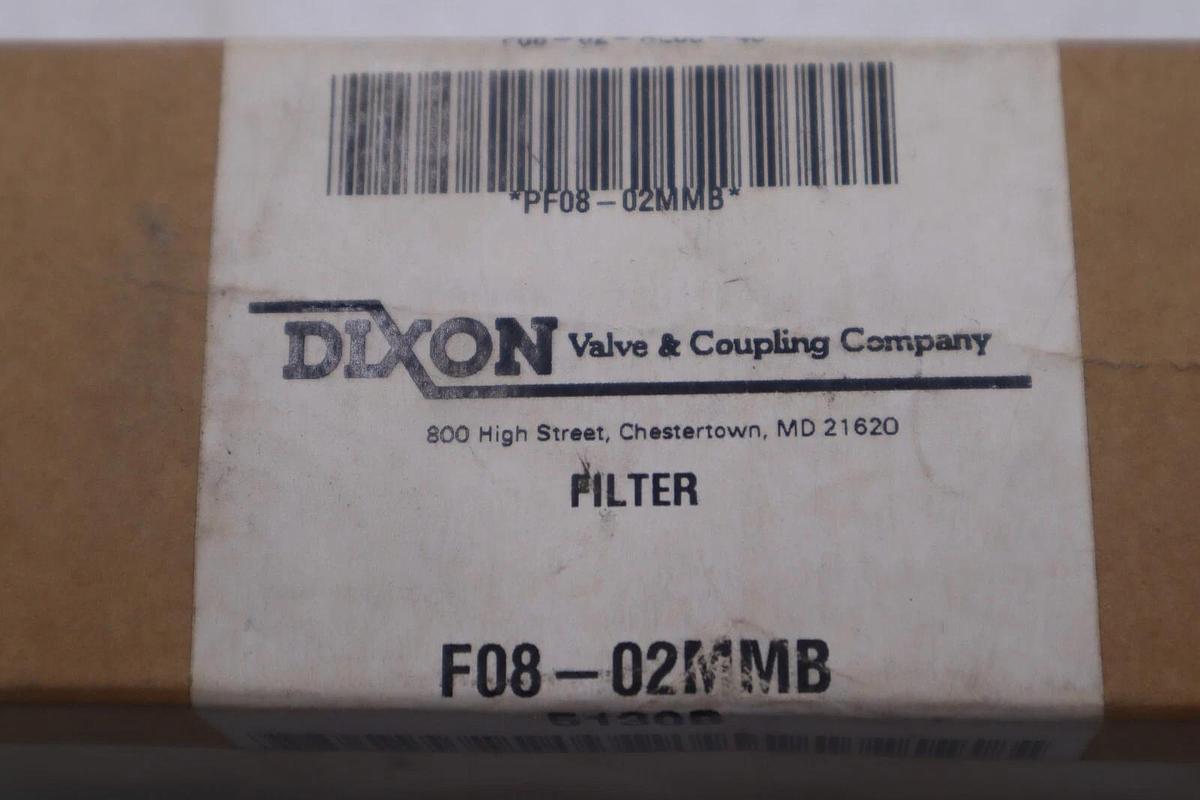 DIXON F08-02MMB 250 PSIG 150F FILTER STOCK #K-3337