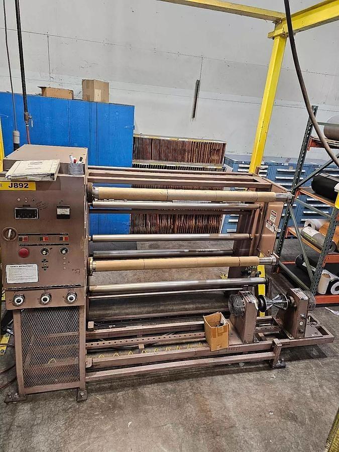 Used 64" WIDE VOORWOOD DUPLEX SLITTER REWINDER MODEL S64R