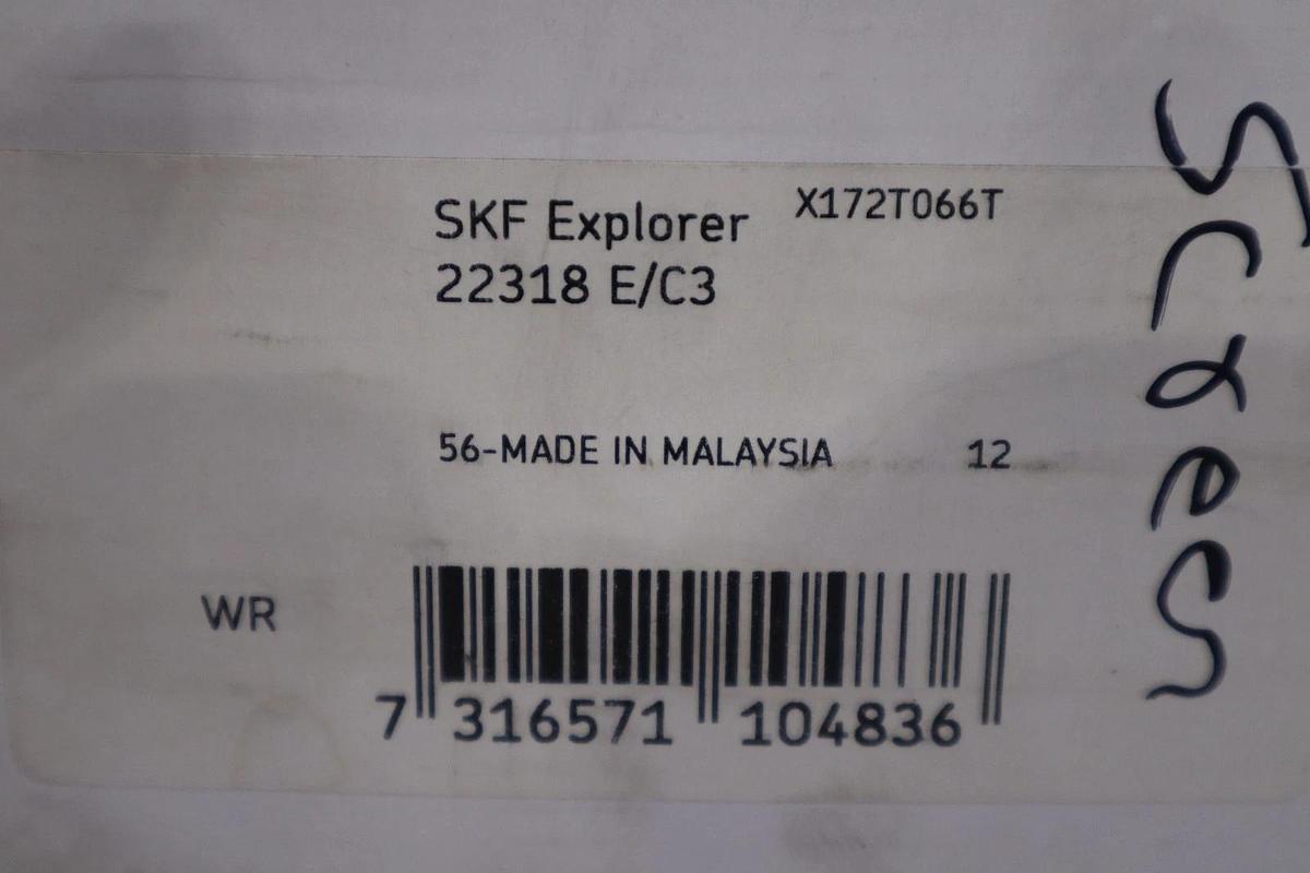 Used NEW SKF 22318 E/C3 SPHERICAL ROLLER BEARING STOCK 1684CC