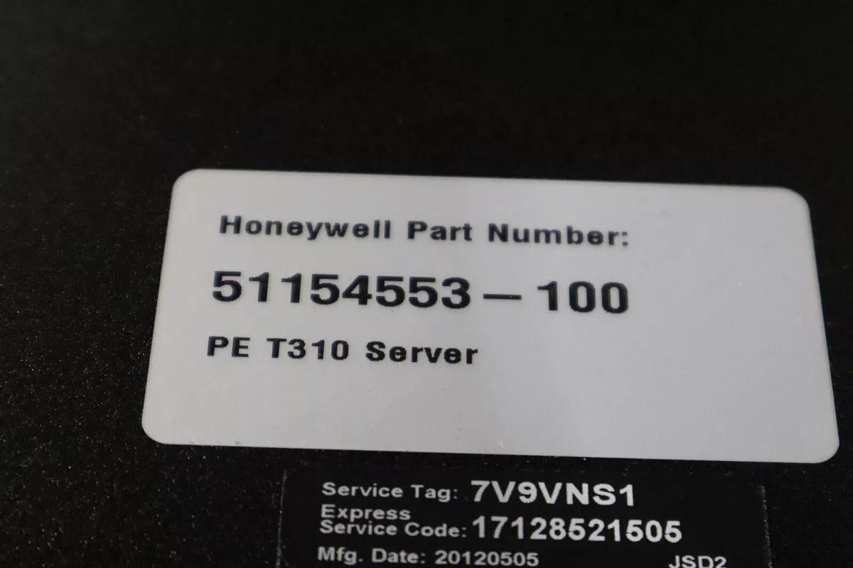 Used NEW IN BOX DELL T310 HONEYWELL 51154553-100 TOWER SERVER POWEREDGE STOCK G2