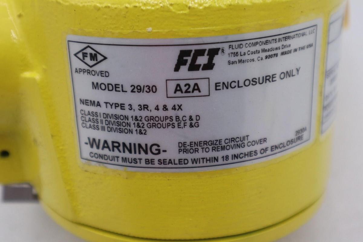 Used FCI FLUID COMPONENTS INTERNATIONAL FLT93A-0B1A103C1B00000 NEW STOCK 025-A
