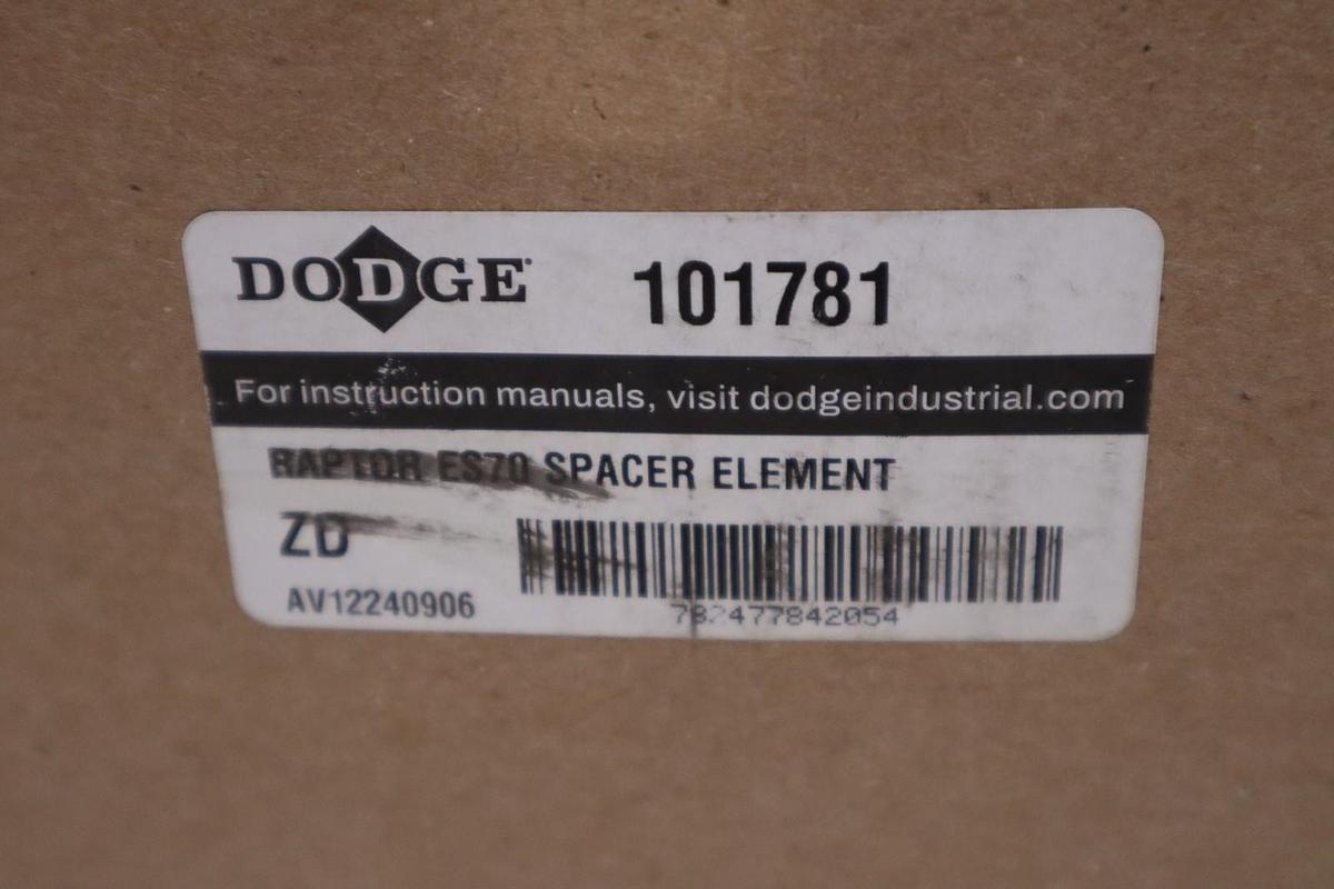 DODGE 101781 RAPTOR ES70 SPACER ELEMENT - NEW IN BOX - STOCK SGF111