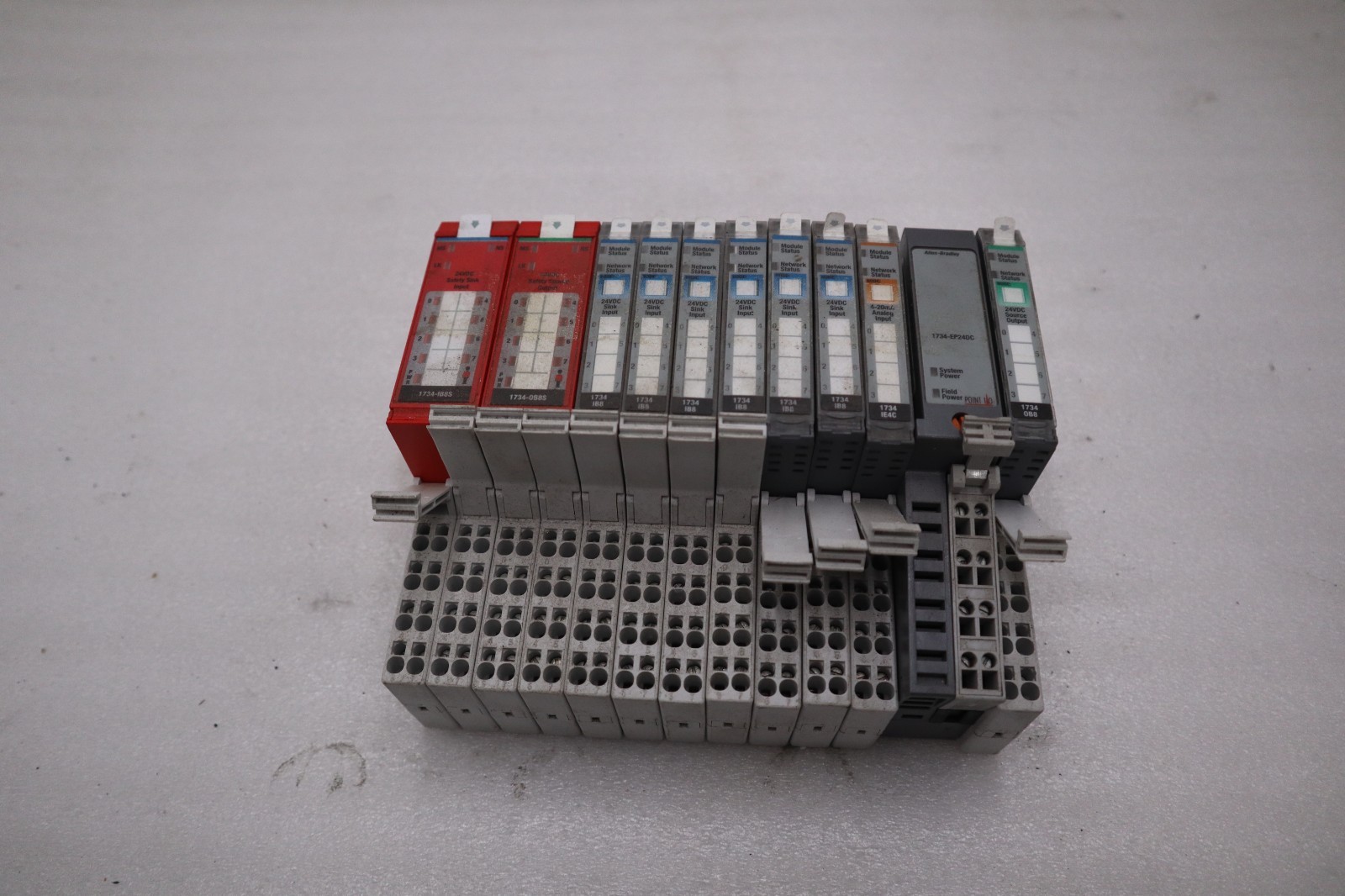 Used LOT OF POINT I/O ALLEN BRADLEY MODULES (AS PHOTOGRAPHED) STOCK G-384B