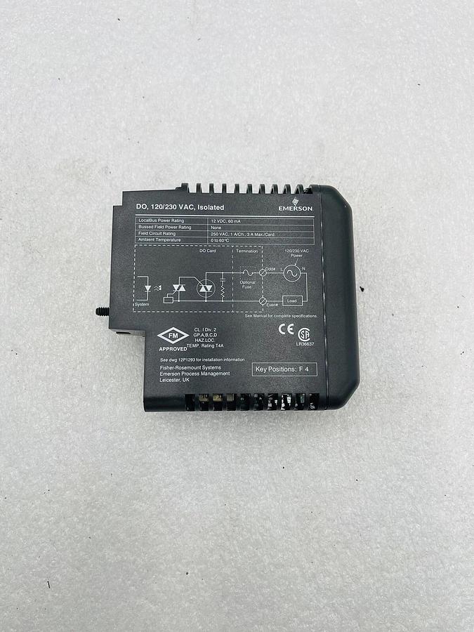 Used EMERSON DELTAV KJ3001X1-BH1 120/230VAC NSNP #K-2626