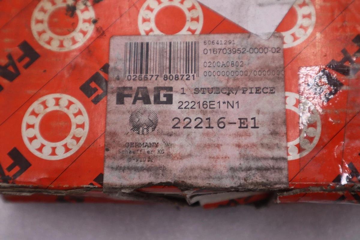 Used NEW FAG (Schaeffler) 22216-E1 Spherical Roller Bearing STOCK L220CC