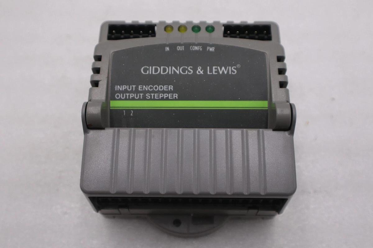 Used GIDDINGS & LEWIS M.1017.3143 R5 STEPPER OUTPUT ENCODER INPUT STOCK 659-D
