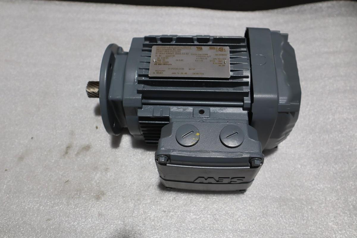 Used SEW-EuroDrive DRN71M4/FG/Z/RI Motor RPM 1730 0.50 HP - STOCK SGF69