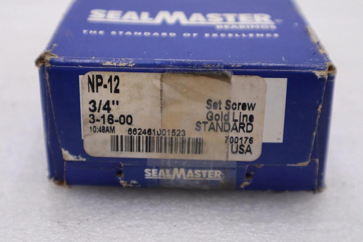 Used NEW Seal Master NP-12 PILLOW BLOCK BALL BEARING 2 BOLT STOCK H928A