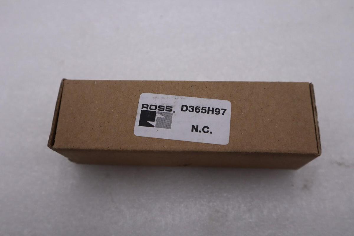 NEW ROSS D365H97 3/2 CARTRIDGE VALVE NC SPRING RETURN STOCK H987