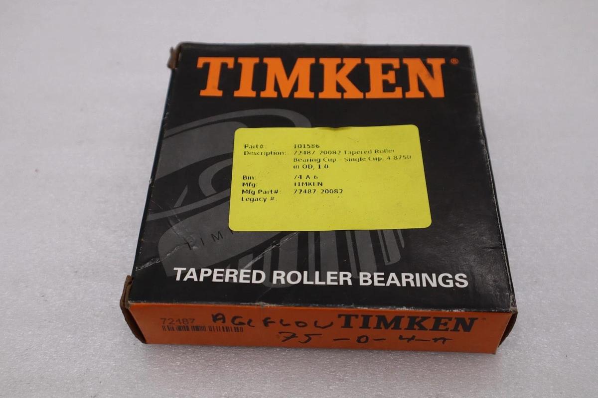 Used TIMKEN 72187 TAPERED ROLLER BEARING NEW STOCK L246CC