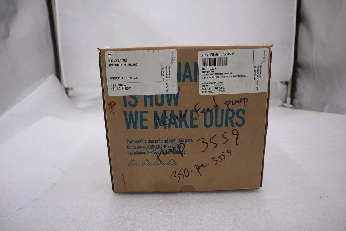 NEW OPEN BOX John Crane 5610v SIZE 2.375 STOCK 5909