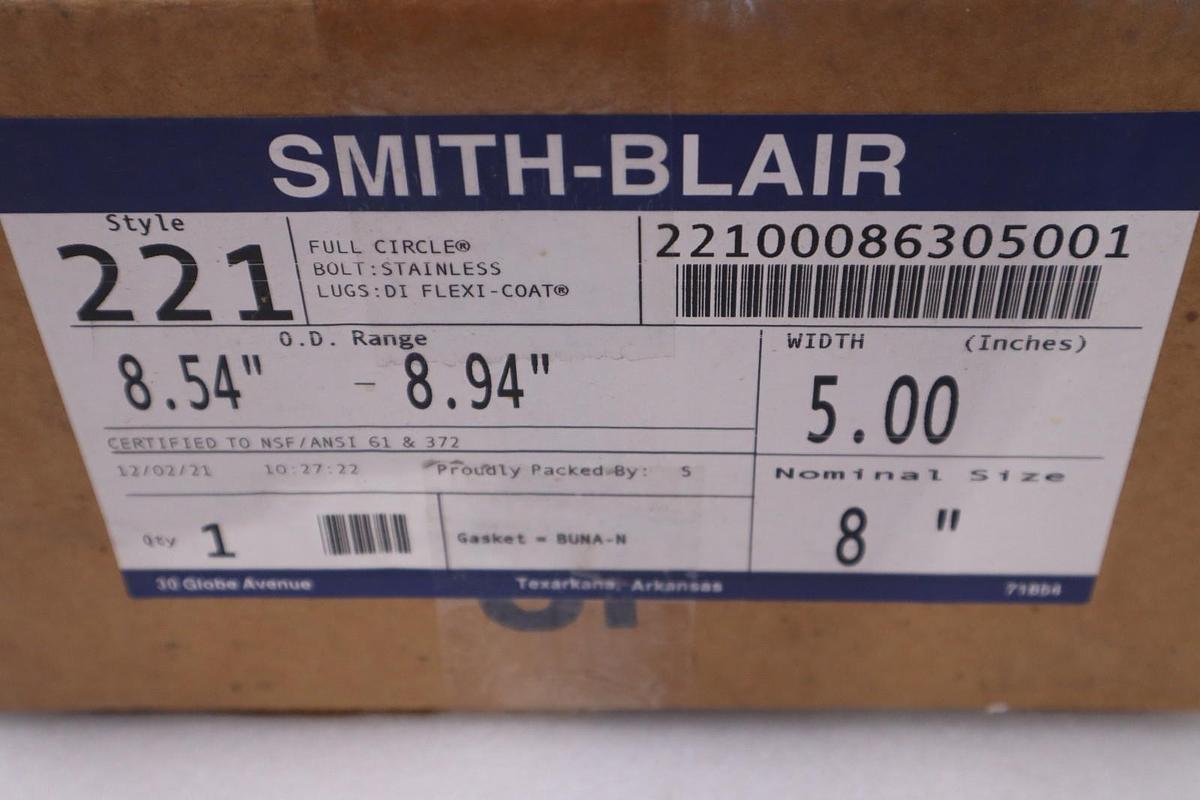 SMITH-BLAIR 221 22100086305001 8" FULL CIRCLE - STOCK GF1259