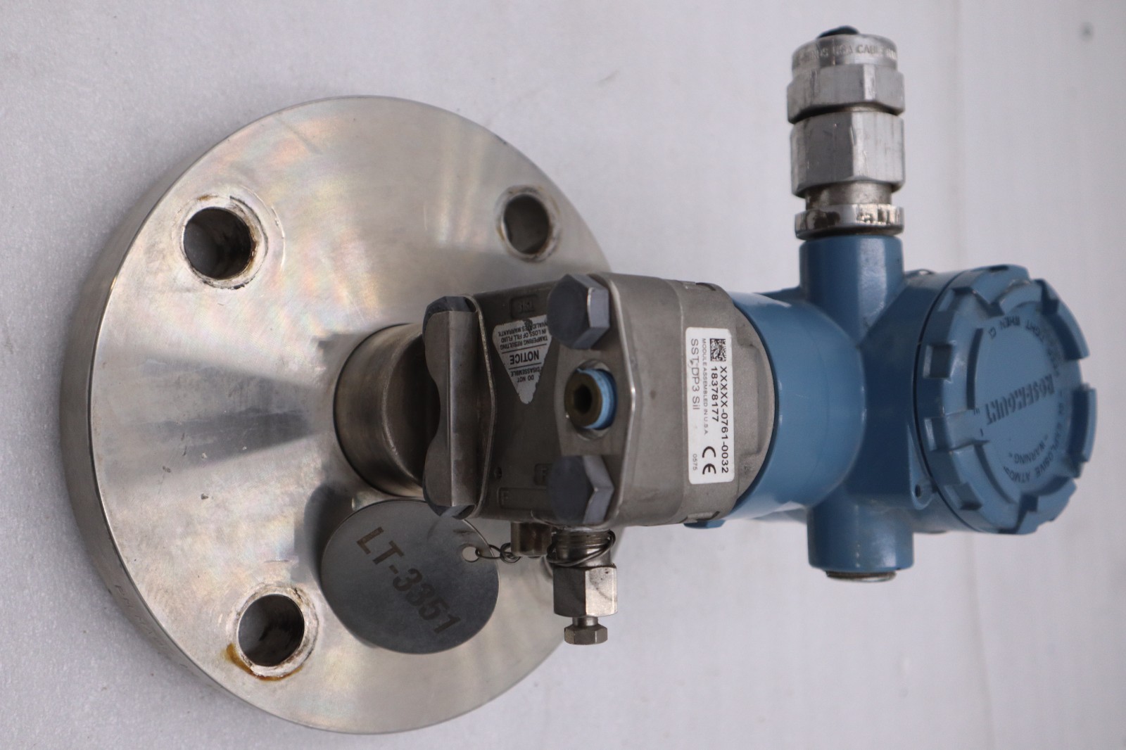 Used Rosemount 2051L3AA0FD21AA Pressure Transmitter 4 - 20 mA  Hart STOCK 2903A