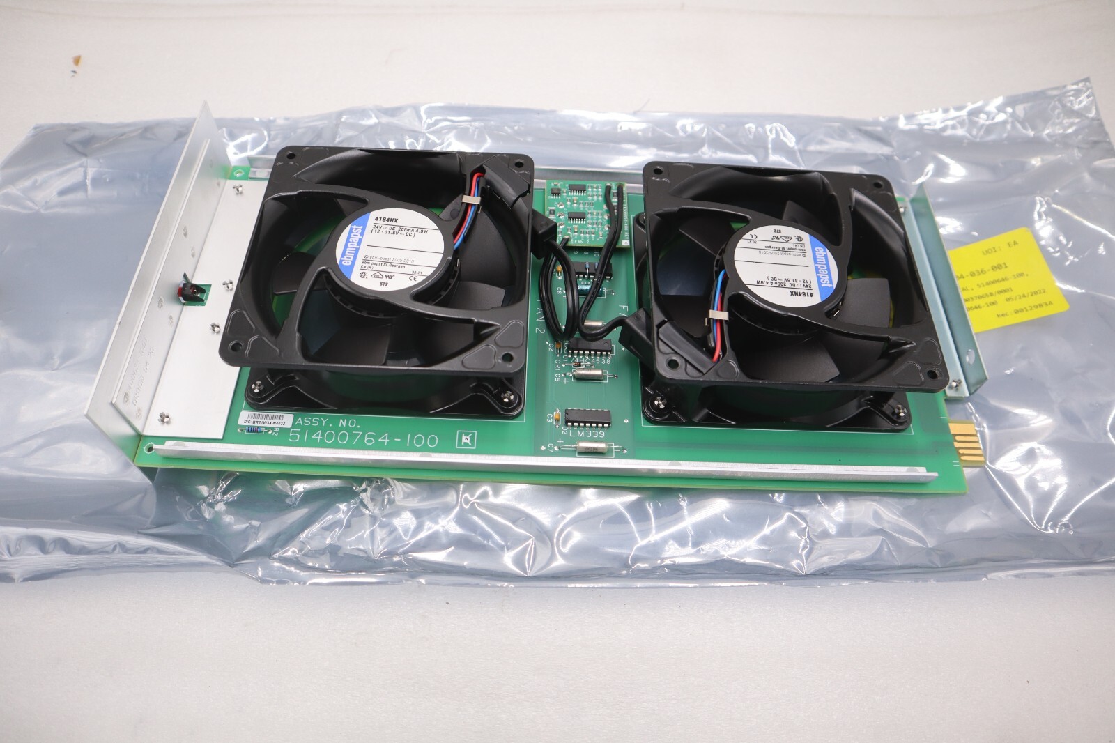 Used NEW Honeywell 51400646-100 Rev G 5 Slot Fan Assembly STOCK G675
