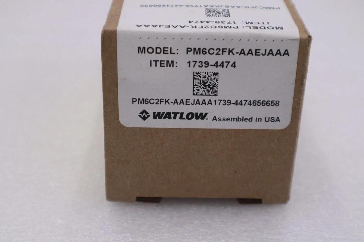 WATLOW TEMPERATURE CONTROLLER 1739-4474 / PM6C2FK-AAEJAAA NEW IN BOX STOCK G697A