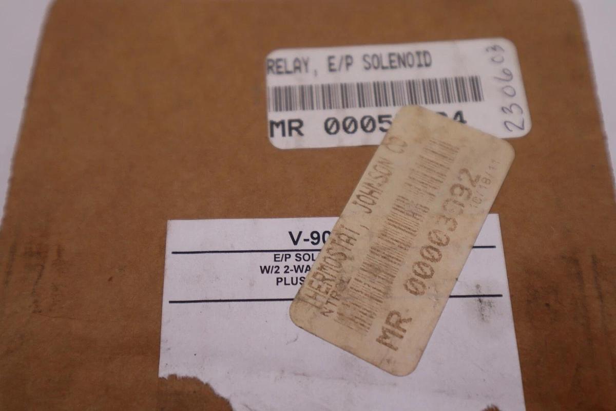 Used NEW Johnson Controls V-9012-1 Solenoid Relay STOCK K-1860