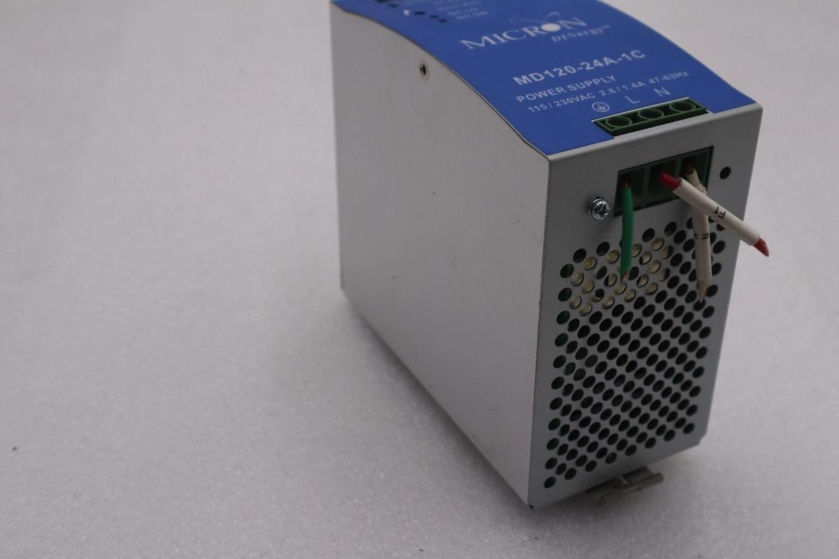 Used Micron Industries MD120-24A-1C Power Supply #K-268A