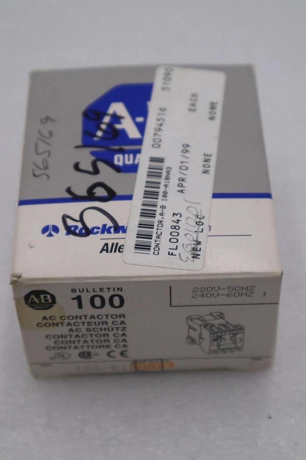 NEW ALLEN BRADLEY 100-A18NA3 SERIES C CONTACTOR STOCK G736A