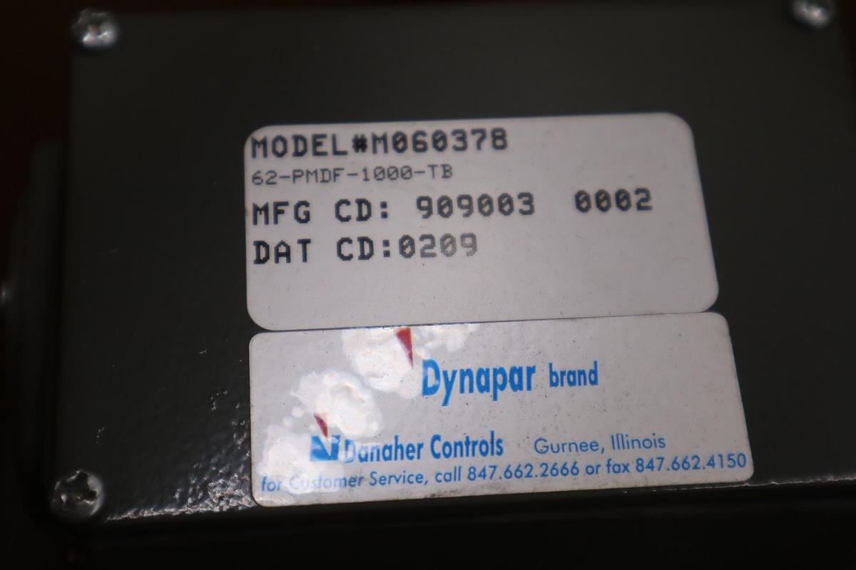 Used NEW M060378 Dynapar Encoder INCREMENTAL ENCODER 1000 PPR 5/8 IN SHAFT/BORE