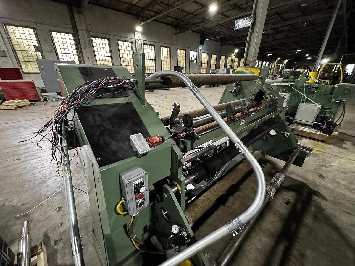 Used 62" DUSENBERY MODEL 635 BL DUPLEX SLITTER REWINDER