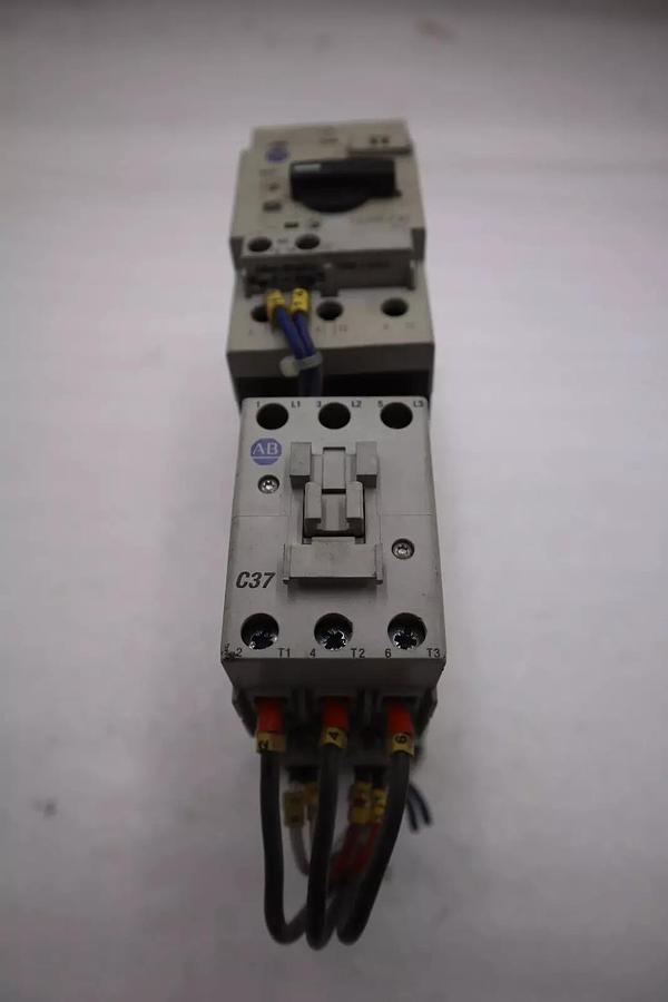 Used ALLEN BRADLEY 140M-F8E-C45/100-C37*00 MOTOR CIRCUIT BREAKER STOCK 3988-A
