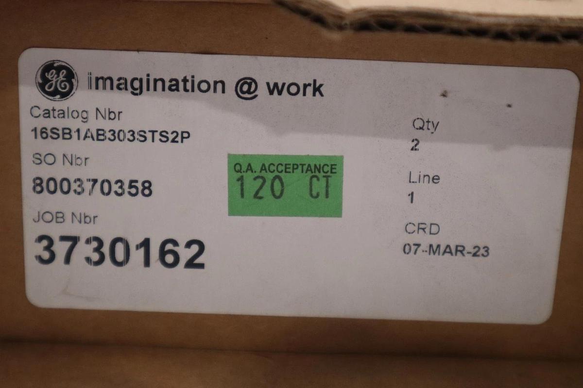 Used GE General Electric 16SB1AB303STS2P Rotary Control Switch STK GF1248