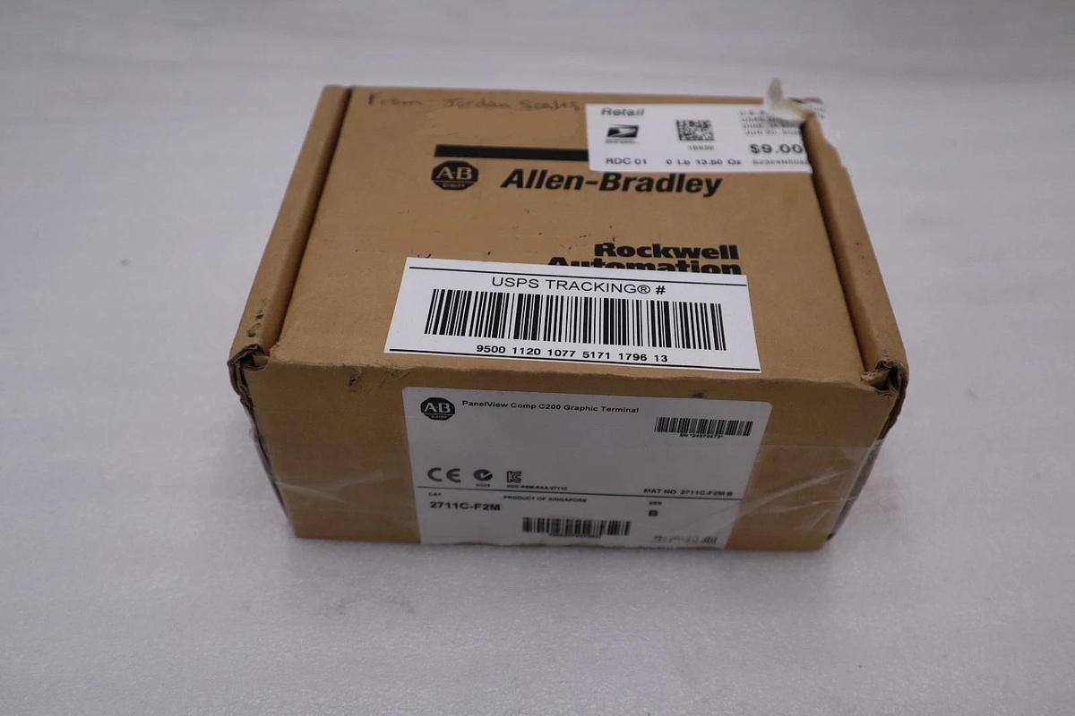 Used NEW IN BOX Allen Bradley 2711C-F2M PanelView C200 HMI Operator Interface #3484A