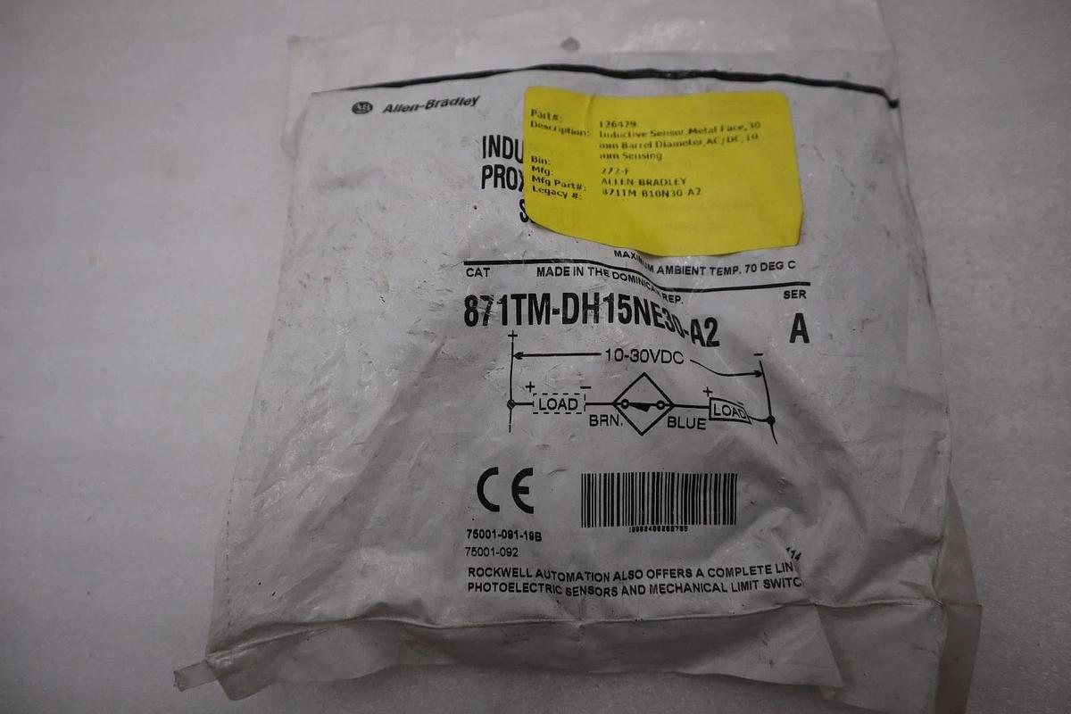 Used NEW For Allen Bradley 871TM-DH15NE30-A2 Proximity Switch sensor AB STK K3002CC