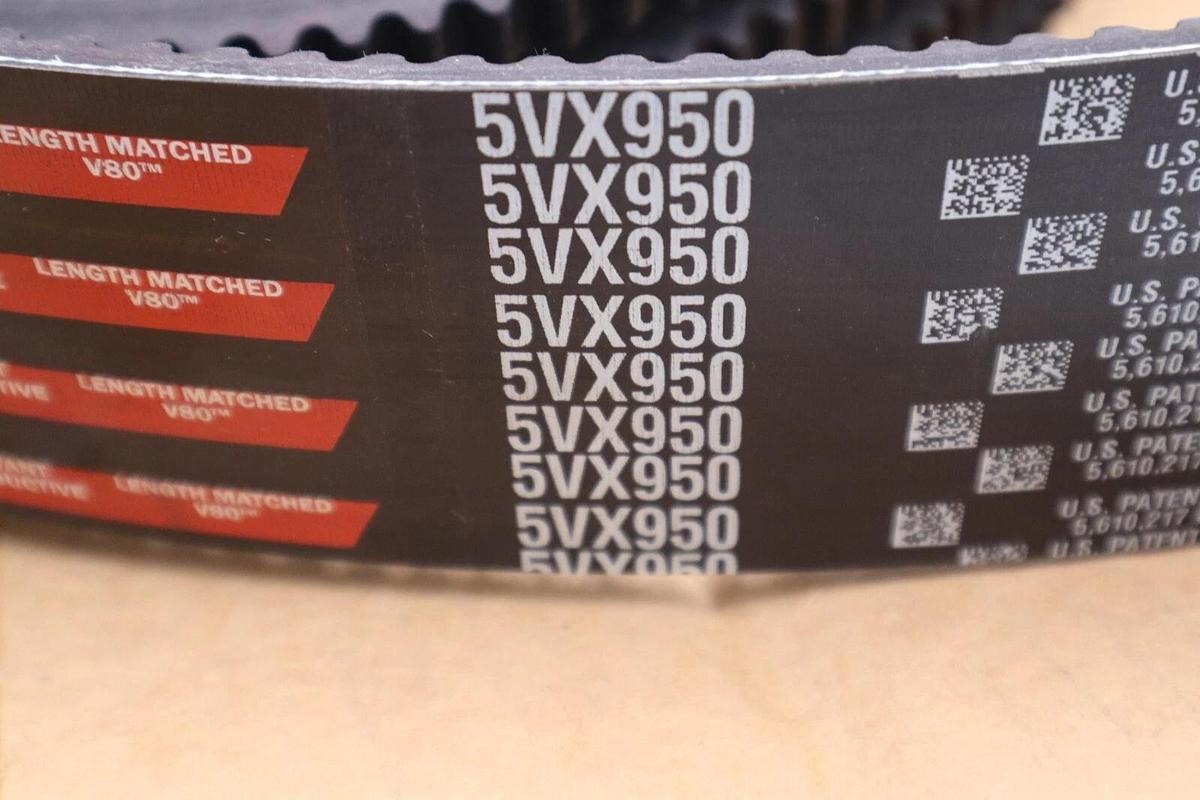 Used NEW GATES 9389-4095 4/5VX950 BELT STOCK 2026