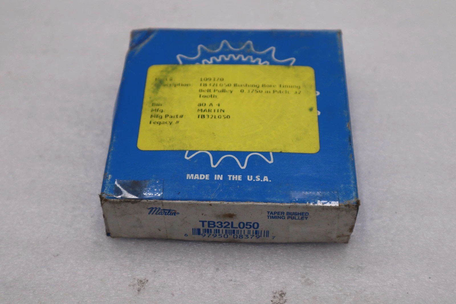 LOT OF 2 -- MARTIN Timing Pulley TB32L050 Bushing STOCK L250CC