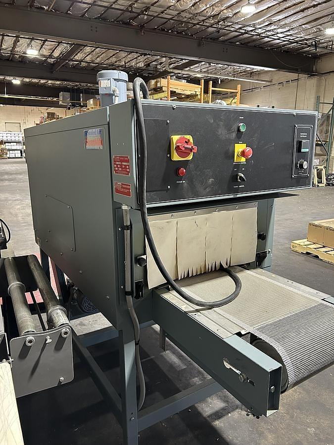 Used SHANKLIN MODEL T-71 SHRINK TUNNEL WITH LARGER SINGLE CHAMBER TUNNEL