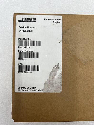 Used Allen Bradley 1747-L552 /D SLC 5/05 PLC Ethernet Processor #K-1922