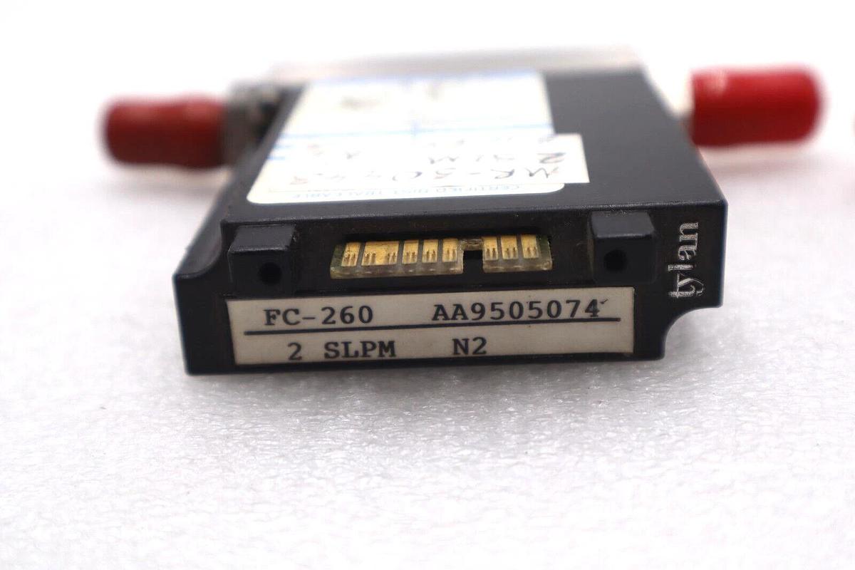 TYLAN MODEL FC-260 MASS FLOW CONTROLLER 150 PSIG MAX S/N AA804014 2 SLPM #K-1846