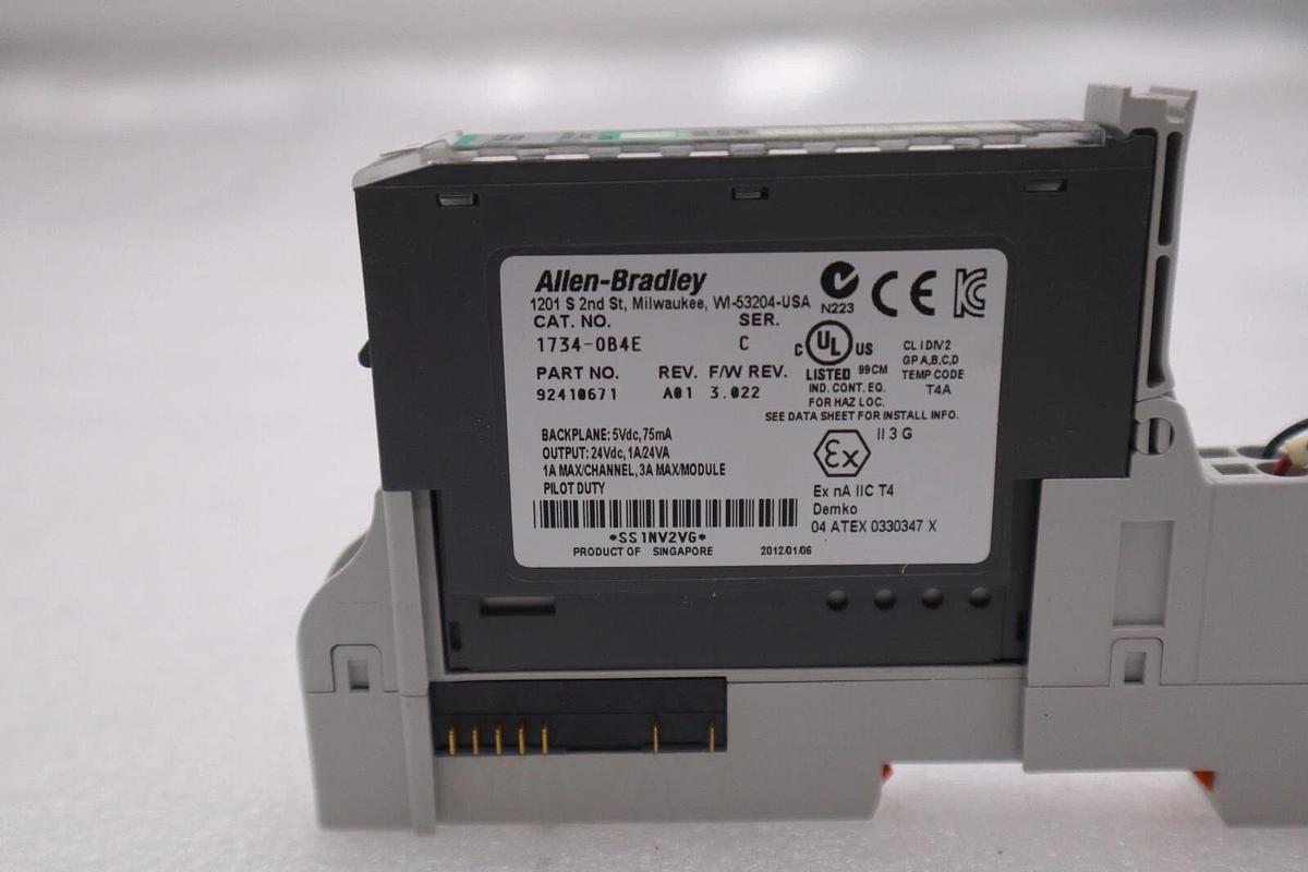 Used Allen-Bradley 1734-0B4E Ser C LOT OF 11 STOCK 1194