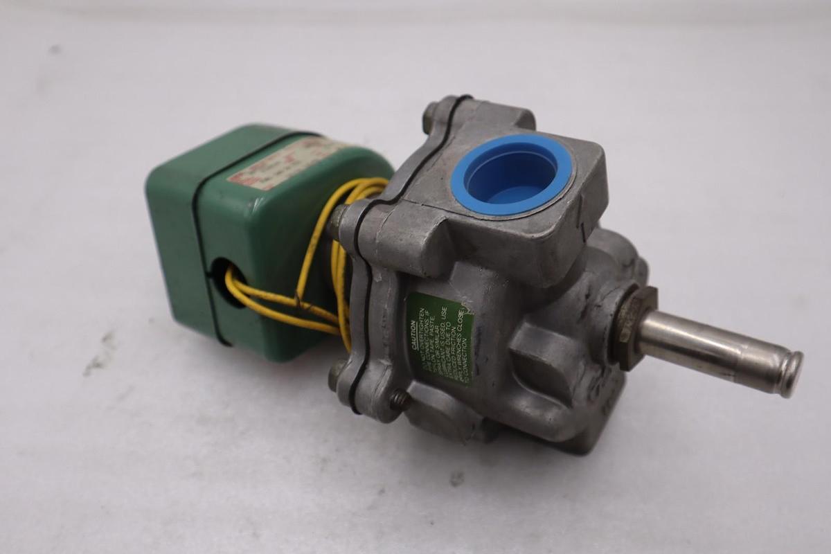 Used Asco 8043A47 Electric Solenoid Valve Pipe Size 1" NPT Coil 120 VAC - STK CC170