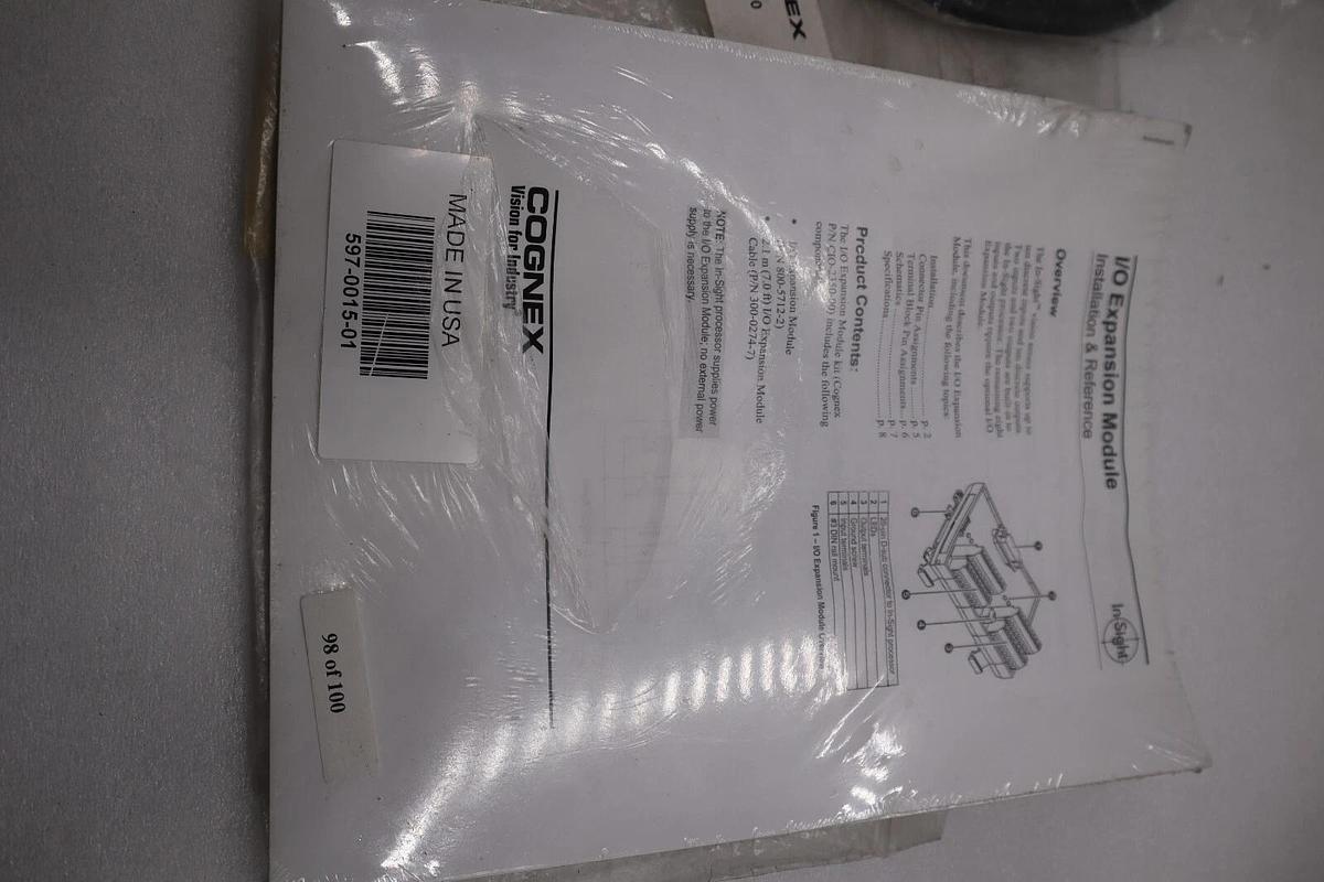 Used COGNEX 300-0274-7 / 30002747 WITH COGNEX 800-5712-2 / 80057122 NEW STOCK 115B