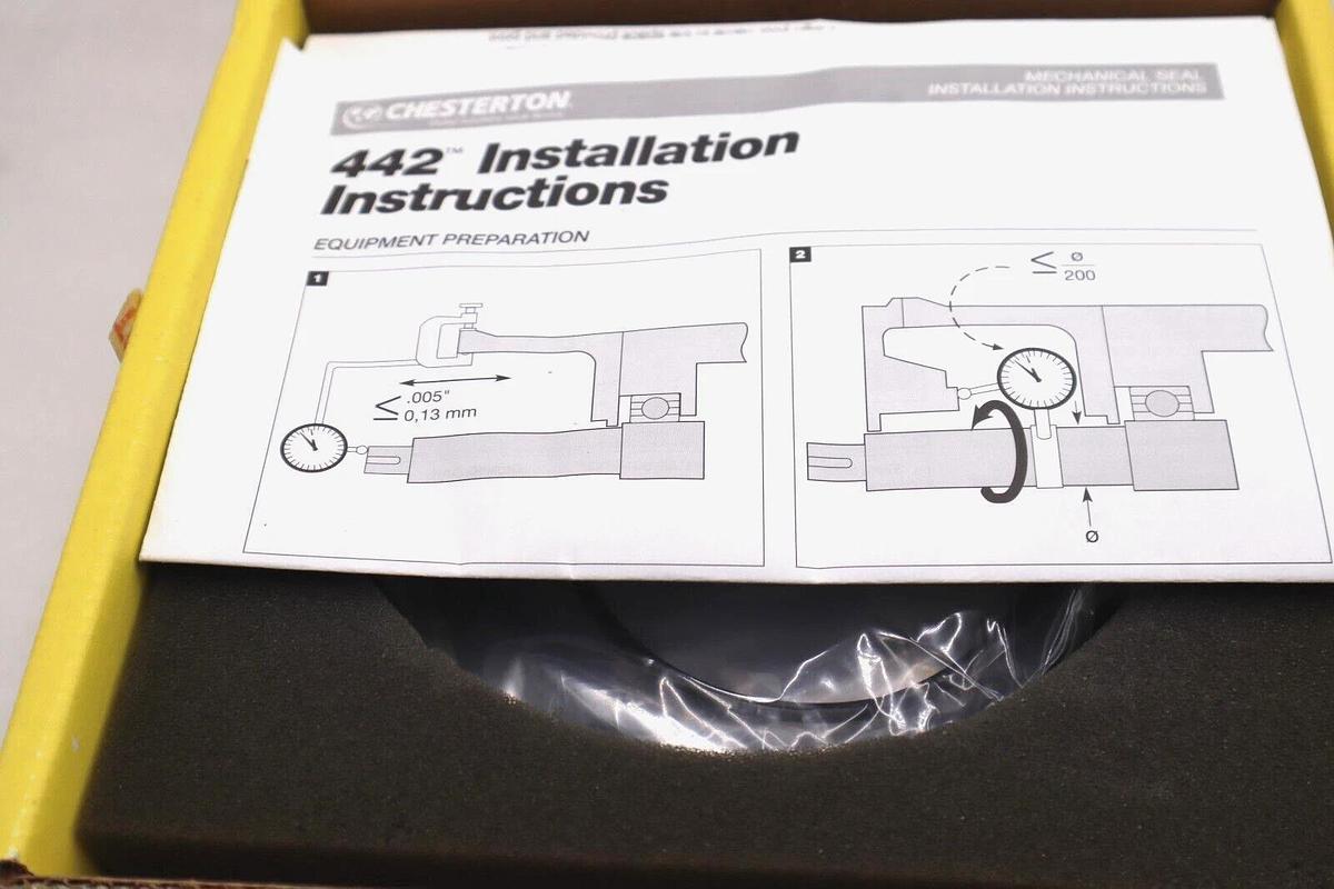 Used NEW CHESTERTON 442 SPARE PART KIT 85M MFD 2016 STOCK #1970