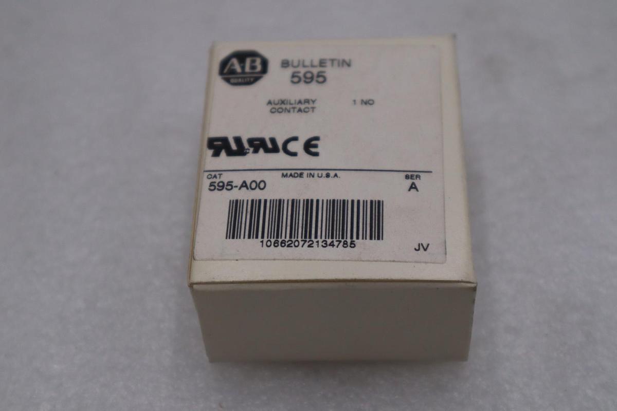 Used LOT OF 5 -- NEW OPN BOX AB Allen Bradley 595-A00 Auxiliary Contact STK H800