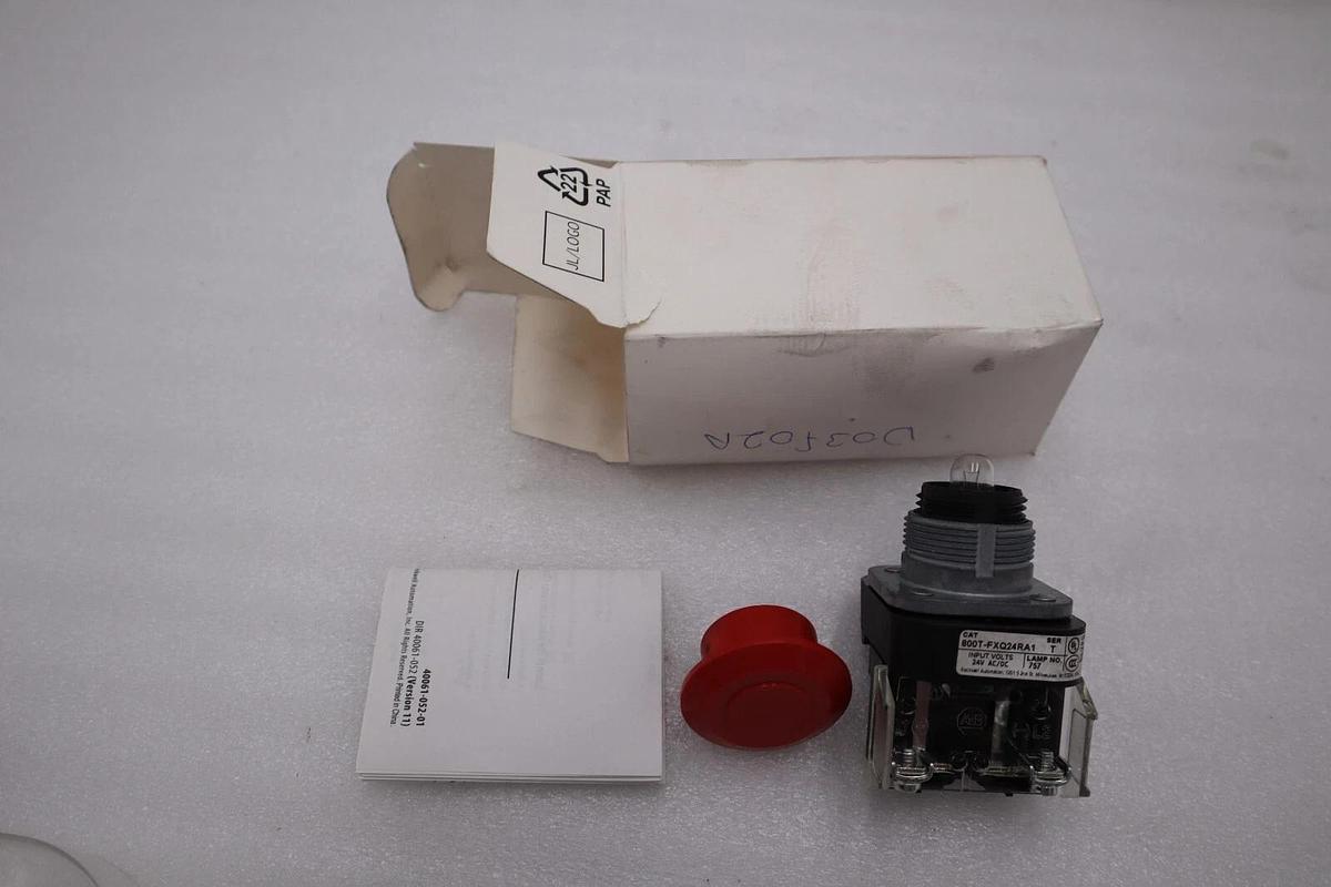 Allen Bradley 800T-FXQ24RA1 Button 800TFXQ24RA1 Ser.T NEW IN BOX STOCK H655A 10781180238410