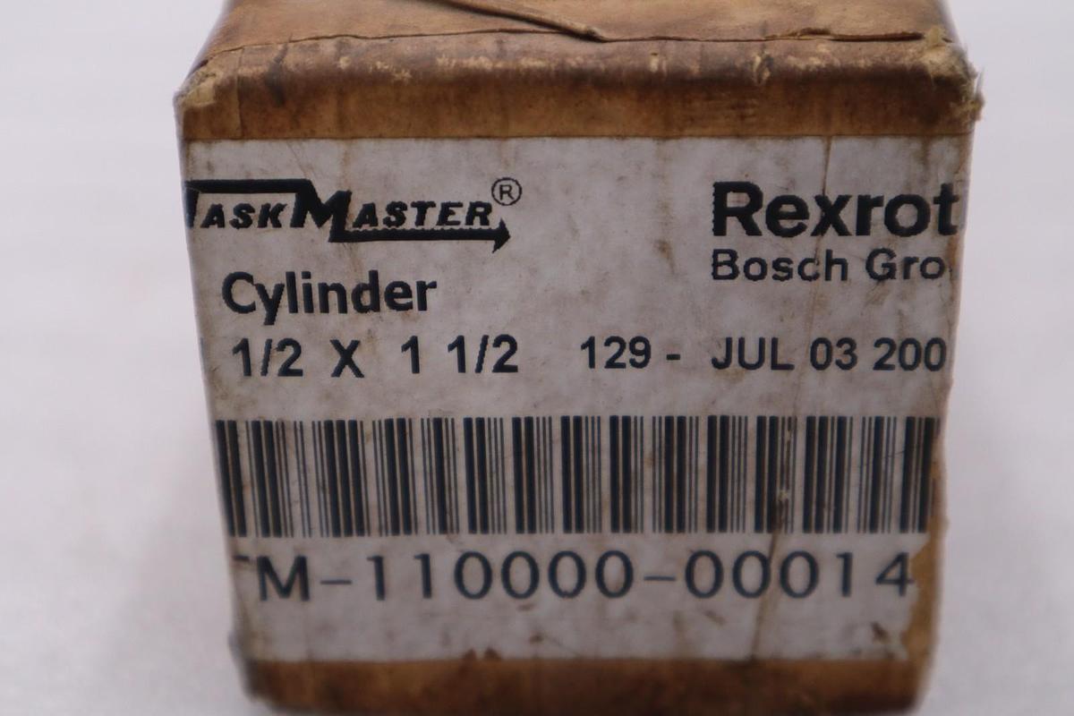 NEW Rexroth Taskmaster,TM-110000-00014, Pneumatic Cylinder STK H908A