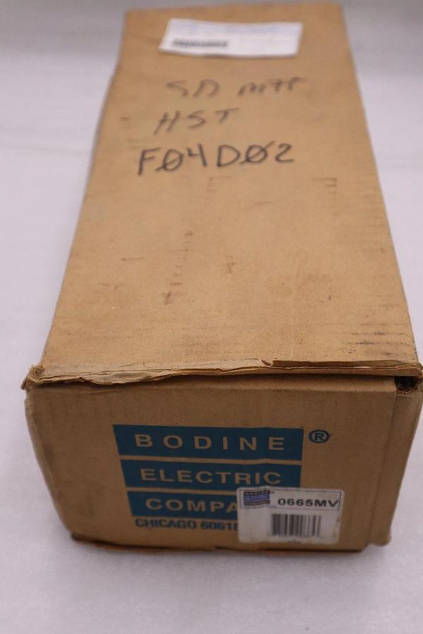 Used Bodine gear motor 42r5bfpp-e2 230V 3PH 1/4HP 10:1 170 RPM NEW UNIT STOCK H712
